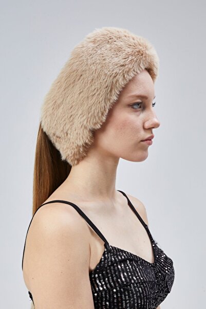 peluscum Kadın Kışlık Peluş Bandana