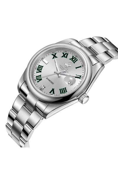 Beverly Hills Polo Club Men's Analog White Dial Watch - BP3664X.330