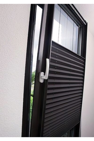 TREND STOR PERDE Pleat Black Out Folding Glass Balcony Curtain 4 Colors - Office Curtain - Kitchen Curtain - Living Room Curtain