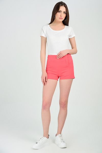 Sense Atlas Crepe Sort with Sus Pocket| Shrt14056 Coral