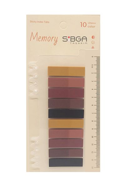 sibga tasarım Transparent Color Postit Post-It Post It. Book Marker Bookmark Postit Sticker Note Paper
