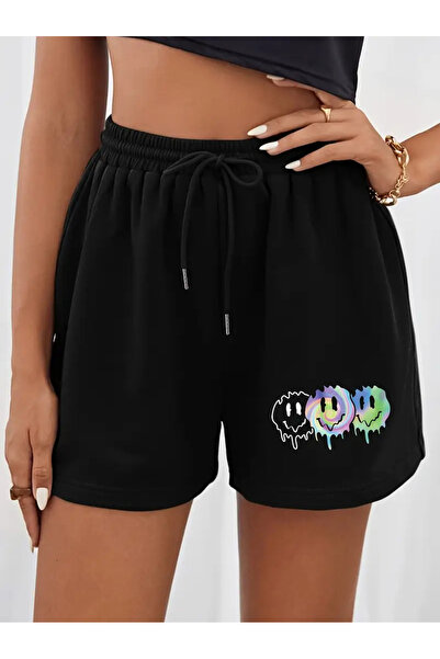 Karatopak شورت مطبوع شورت صيفي كاجوال أساسي للجنسين