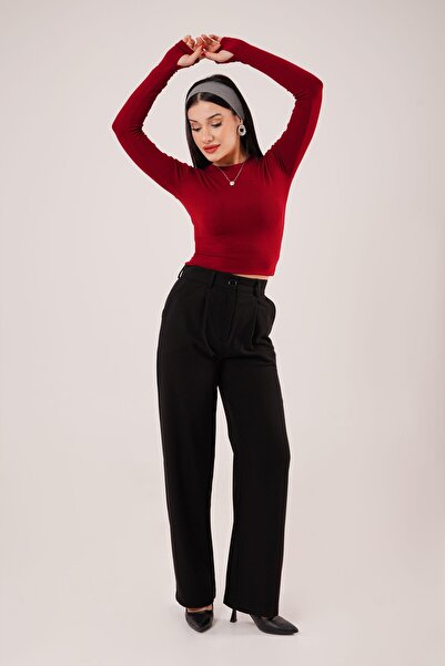 Hipo Trend Чорні брюки прямого крою