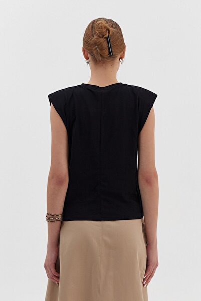 Nish&Chic Women's T-Shirt with Padded