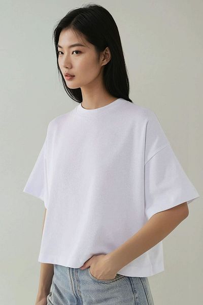 Hiccup Βαμβακερό μπλουζάκι Oversized Crew Neck