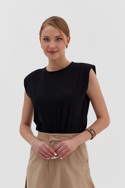 Nish&Chic Women's T-Shirt with Padded