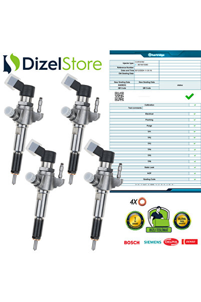 Siemens 9674973080 Siemens Enjektör Ford Citroen Volvo Mazda Peugeot Partner ...