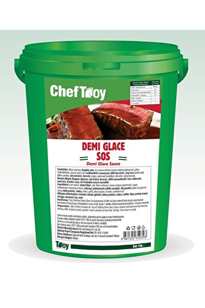 Chef Troy DEMİGLACE sos 1 Kg