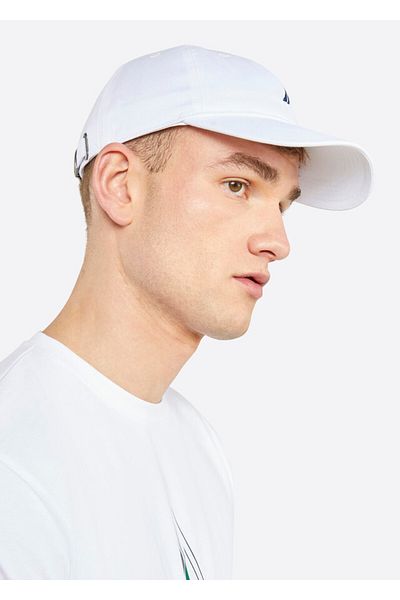 Nautica Unisex White Cap - Stylish Lightweight for Sophisticated Summer Style