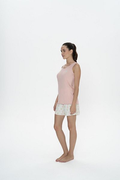 U.S. Polo Assn. Us Polo Women's Viscose Fabric Thick Strap T-Shirt Shorts Set