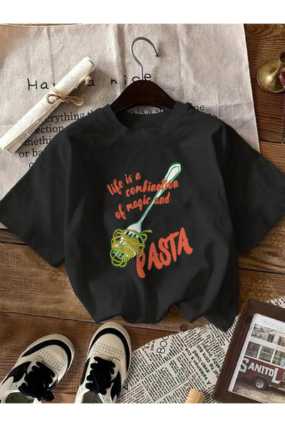 npLStore Γυναικείο μπλουζάκι με στάμπα κέικ Oversize