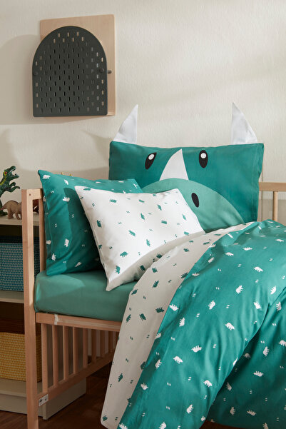 Karaca Home 100% Cotton Baby Duvet Cover Set - Green