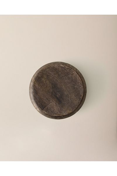 Madame Coco Paix Decorative Plate - 23 cm - Brown