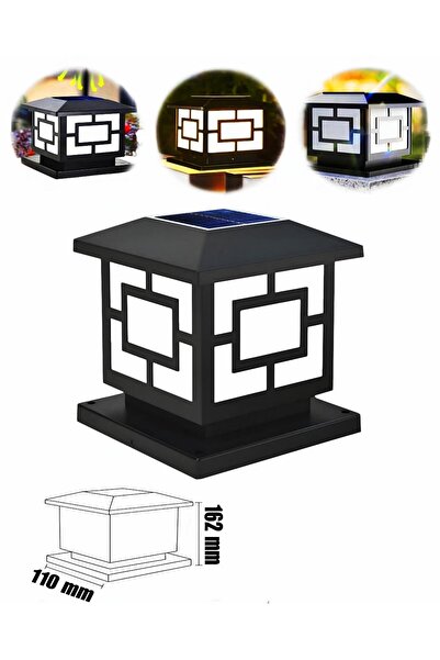 Kyrotech 2 Modlu Dekoratif Solar Set Üstü Bahçe Aydınlatma Işık 10W Güneş Ene...