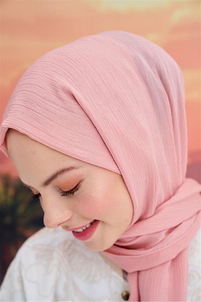 carell Knitted Lien Shawl - Powder Tones