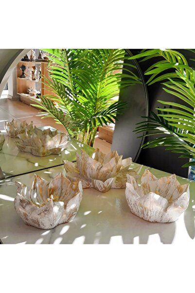 Home Dekoratif 3'lü Lotus Çiçek