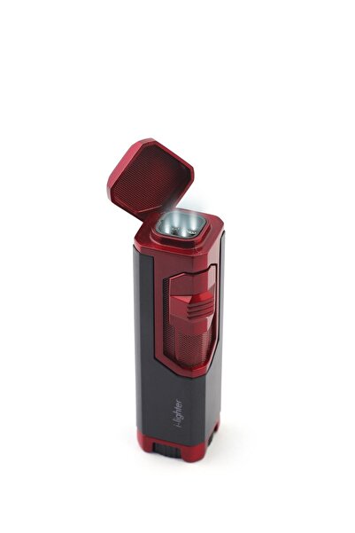 iLighter Red Puro Çakmağı - Kırmızı - 4'lü Torch