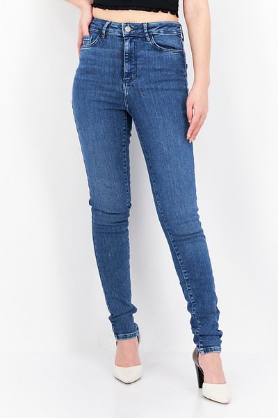 Aware by Vero Moda Kadın سكيني فيت Yıkanmış Esnek Kot Pantolon, Mavi