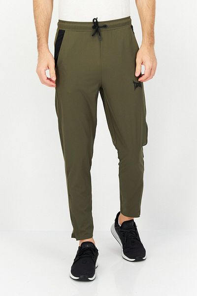 Tapout Men Sportswear Fit Track Pants, Olive