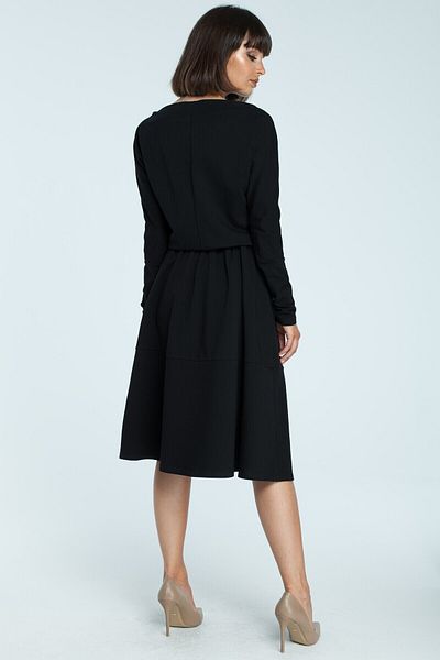 BEWEAR Flared dress with long sleeves