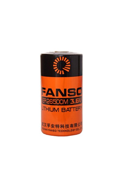 Micron Fanso ER26500M 3.6V 6000mAh Li-SOCl2 Lityum Pil