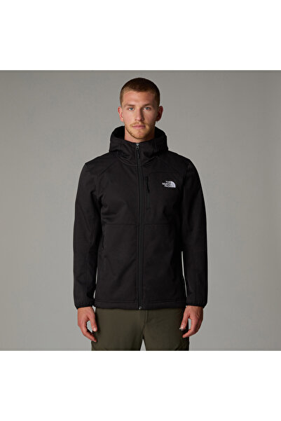 THE NORTH FACE Quest Hooded Softshell Erkek Siyah Outdoor Kapüşonlu Mont