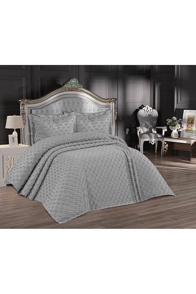 Estima Pompom Double Bedspread Tasseled Bedspread