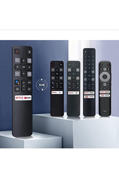 AWH OEM Replacement Remote for TCL TV RC802V FNR1, Netflix&YouTube Keys, Fits 32S6500A 65P8S 55P8S
