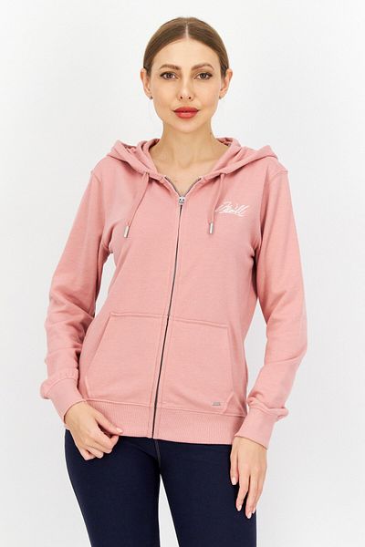 O'Neill Women Hooded Long Sleeve Embroidered Logo Sweatshirt, Pink