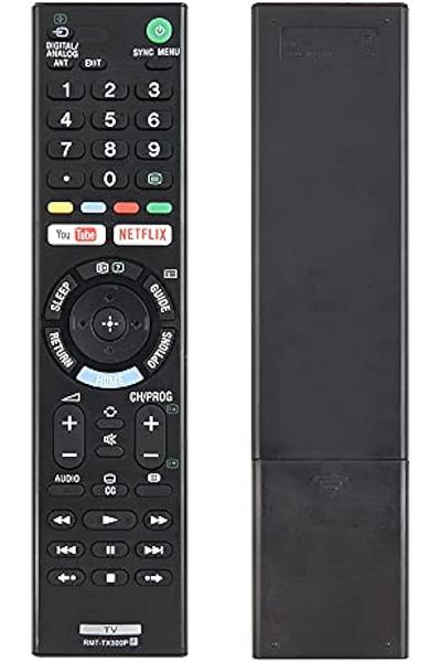 AWH RMT-TX300P Universal Remote for Sony LCD LED HDTV Smart Bravia TVs with YouTube&Netflix Buttons