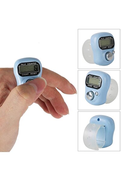 AWH Electronic Finger Counter 7-Pack, Resettable 5-Digit LCD Digital Display Tally Counter