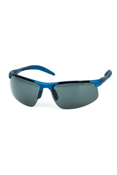 Di Caprio Men's Navy Blue Uv400 Protection Rectangular Model Sunglasses