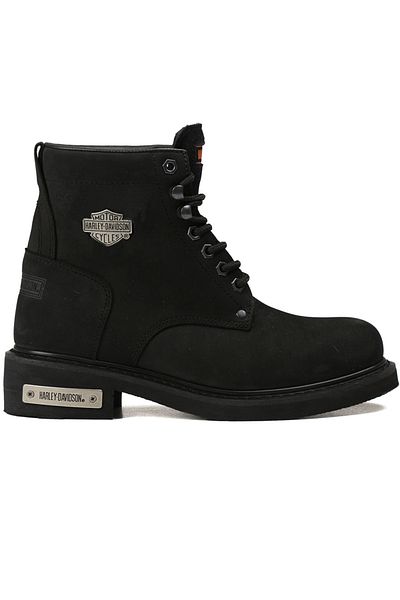 Harley Davidson Gibson Black Nubuck Boots & Bootie