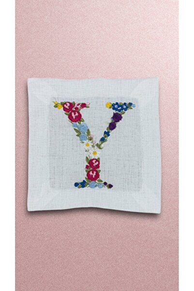 Hubb Interiors منديل كوكتيل بحرف Y