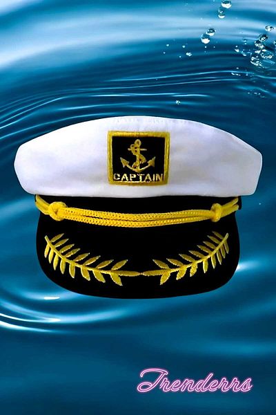 Trenderrs Unisex Kids Sailor Captain Hat