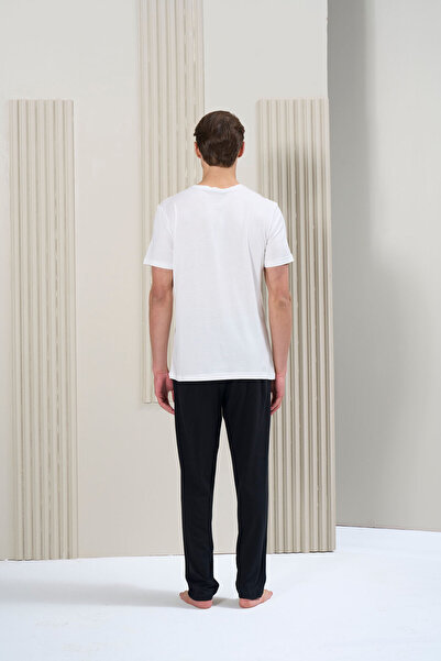 OVERSLEEP Чоловічий піжамний комплект 1724 Екру