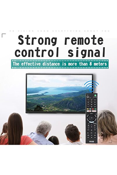 AWH RMT-TX300P Universal Remote for Sony LCD LED HDTV Smart Bravia TVs with YouTube&Netflix Buttons