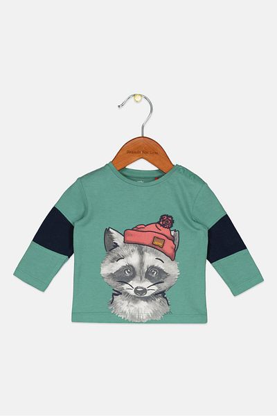 s.Oliver Toddlers Boy Graphic Print T-shirt, Navy