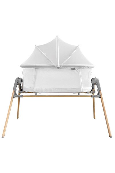 TEKNUM 3 - IN - 1 Baby Rocker Bassinet / Infant Crib w / Mosquito net - White