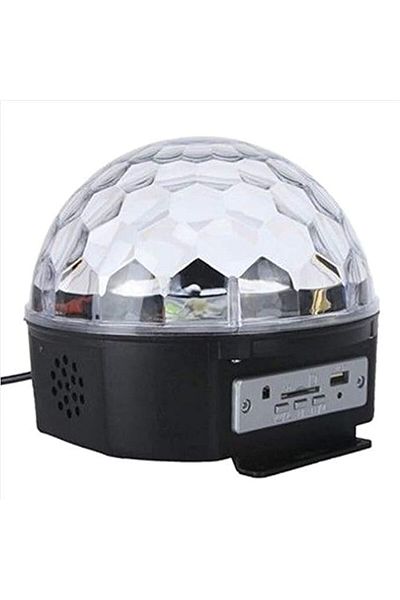 Other 6 CH DMX512 Control LED RGB Crystal Magic Ball Light, Disco DJ Stage Lighting, Remote, Music