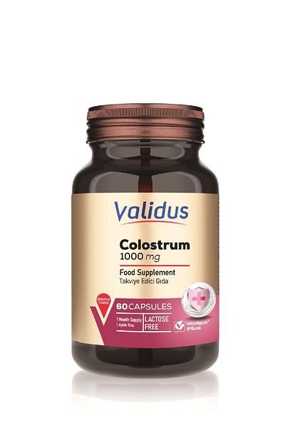 Validus 1000 Mg Colostrum - 60 Capsules