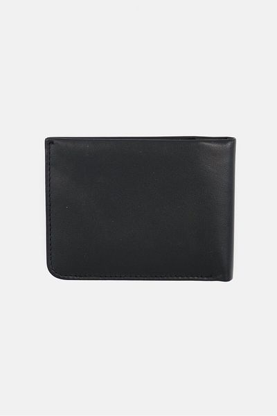 Tahari Men Plain Bi Fold Wallet 12 L x 9 H x 1 W cm, Black