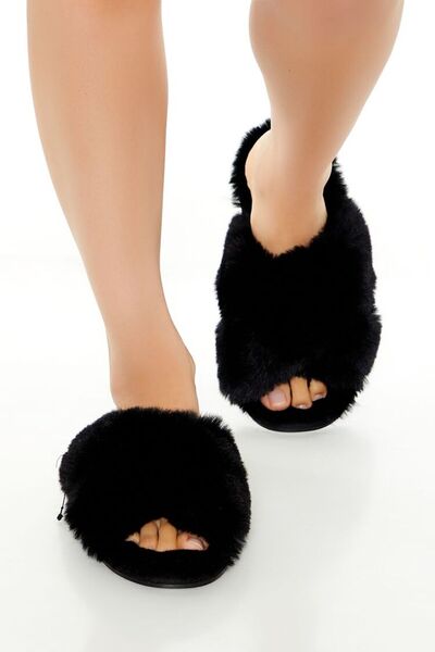 Forever 21 Suni Kürk Ev Terliği