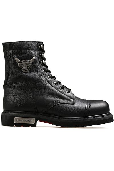 Harley Davidson Colmar Black Leather Boots & Bootie