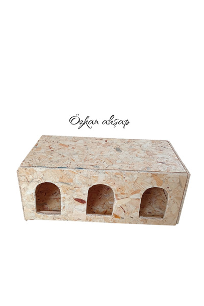 özkan ahşap Lüx Ahşap kedi kulübesi ,çoklu , rüzgar siperi , dış mekan demont...