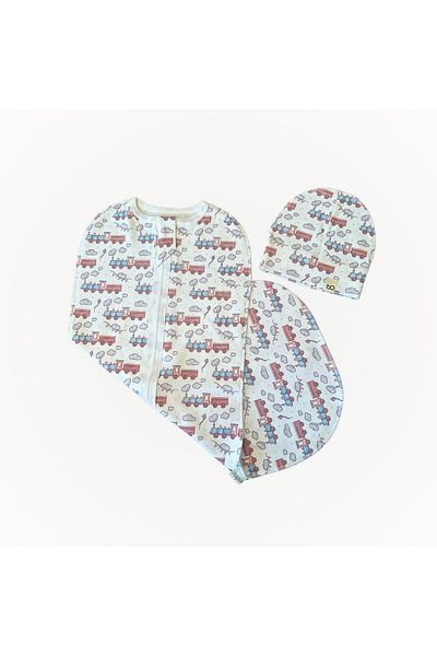 EGŞ Baby Kids Swaddle + Hat