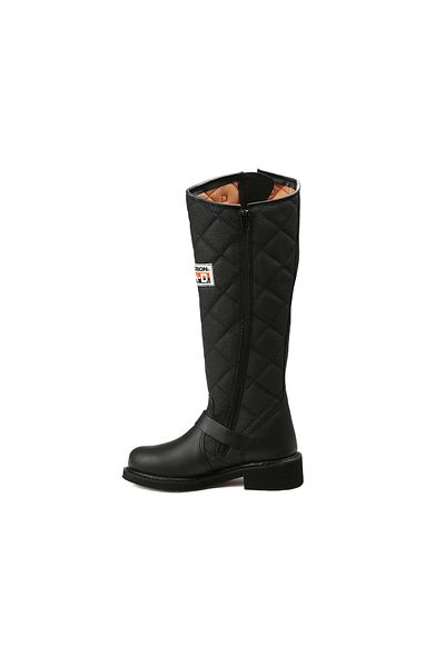 Harley Davidson Laconia 646 Black Leather Boots & Bootie Boots