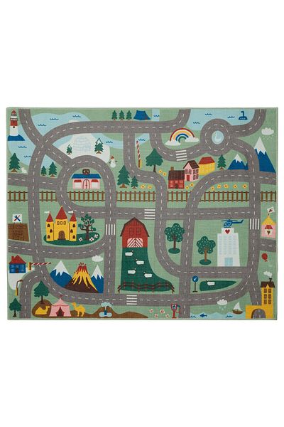 erorex Rug, green, 100x133 cm