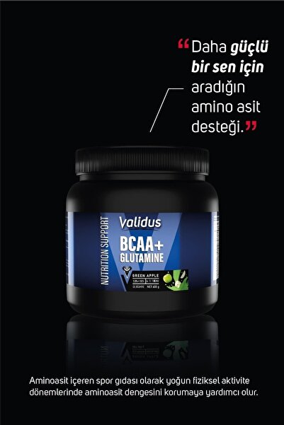 Validus BCAA + Green Apple 600 g