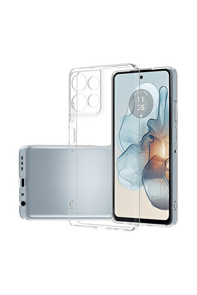 Nezih Case İnfinix Note 30 VIP Uyumlu Yumuşak Esnek 3d Süper Şeffaf Silikon K...